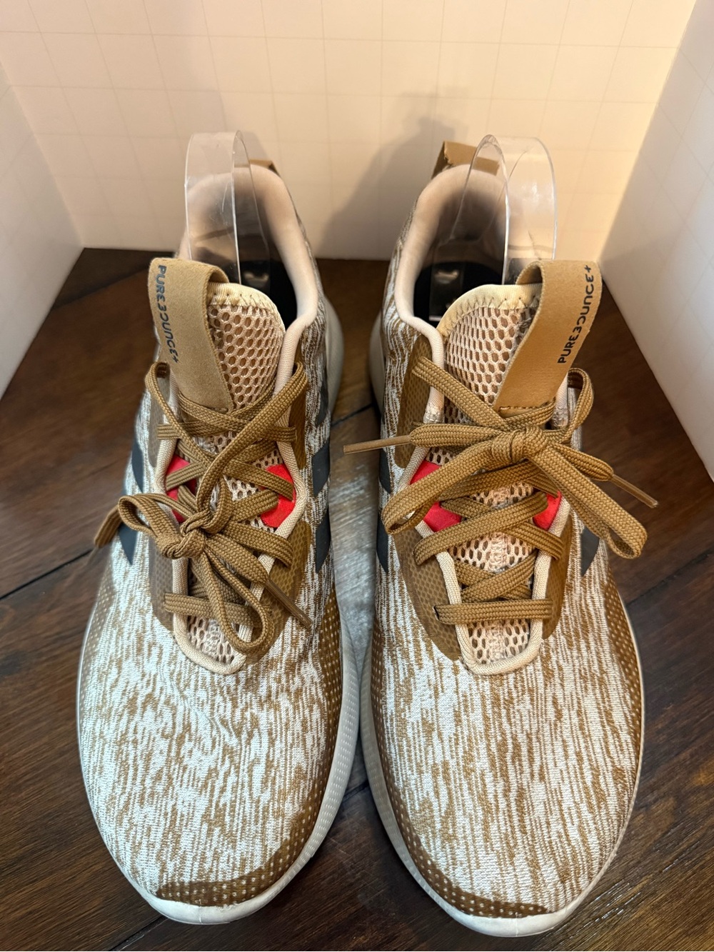 Adidas Purebounce+ Street Raw Desert Running Sneakers - Men's Size 9.5
